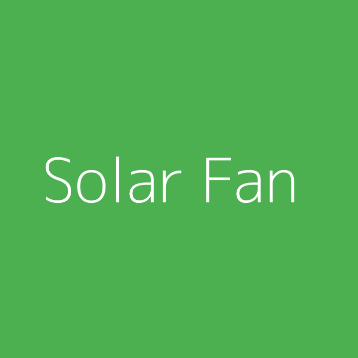 Solar-Powered Table Fan