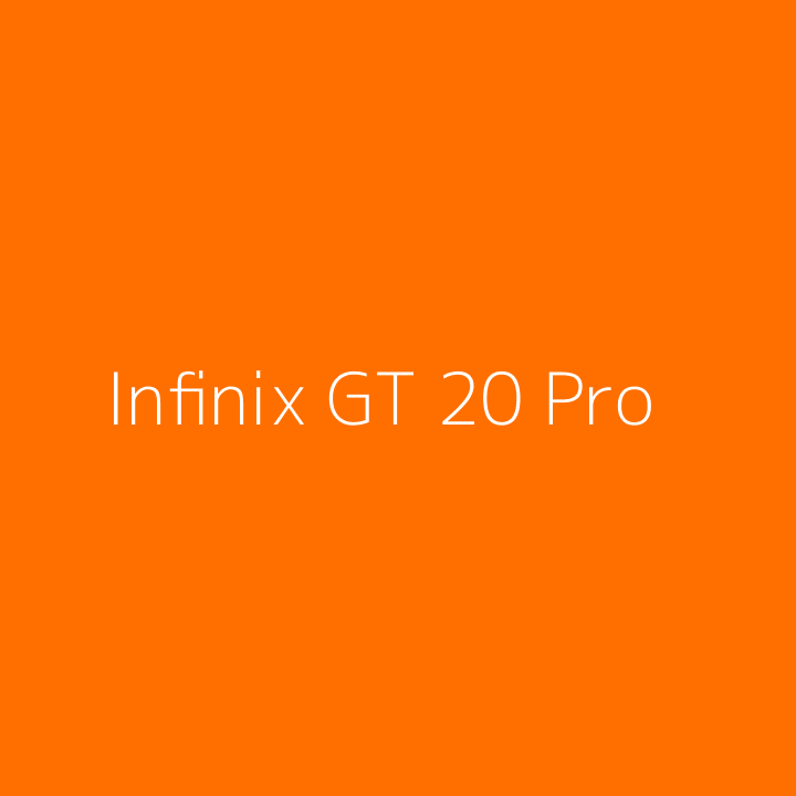 Infinix GT 20 Pro